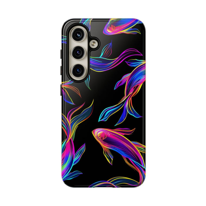 Neonkleurige Vissenpatroon
