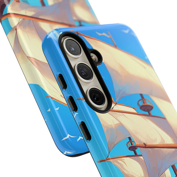 Zeilschip op Blauwe Oceaan