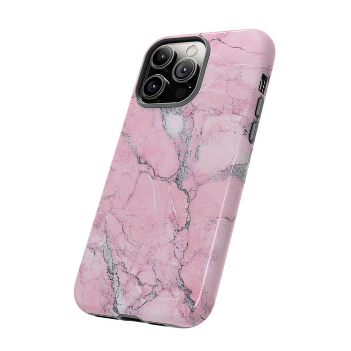 Roze Marmerstructuur met Glanzende Afwerking