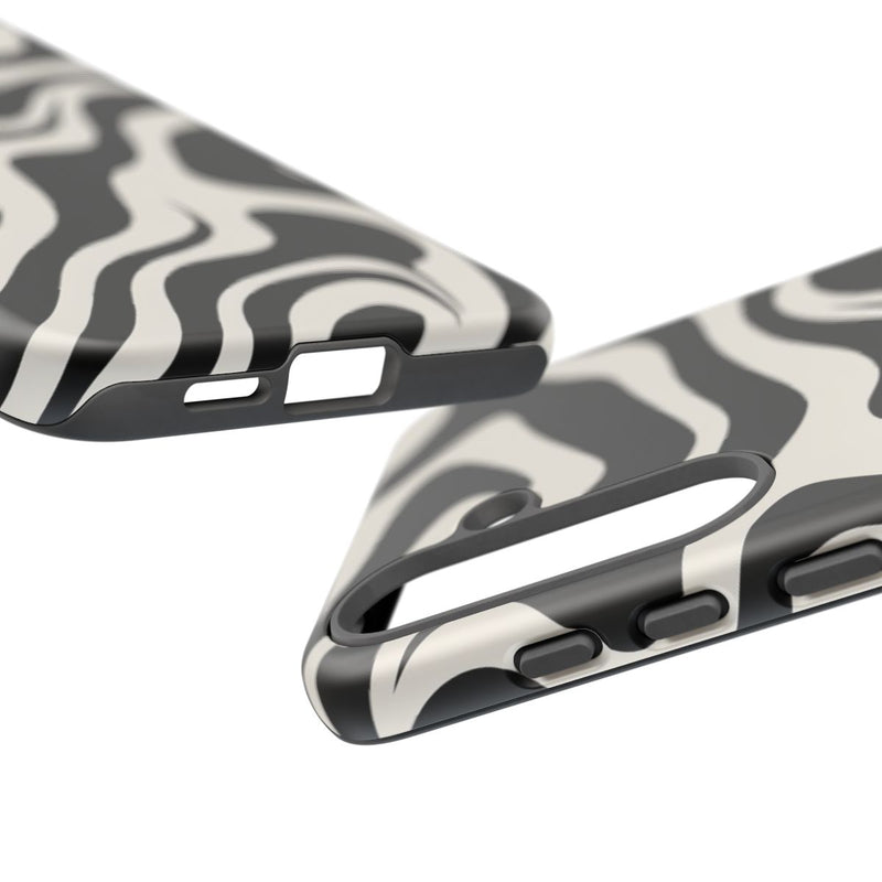 Zwart-Wit Abstract Zebra-Patroon