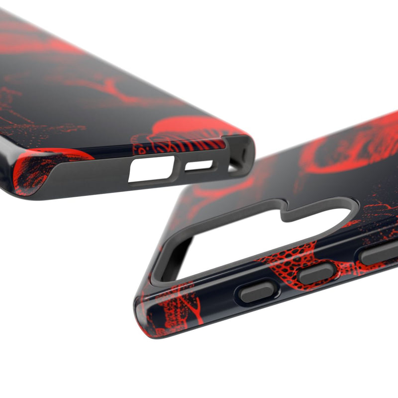 Rood Neon Afrikaans Dierenpatroon