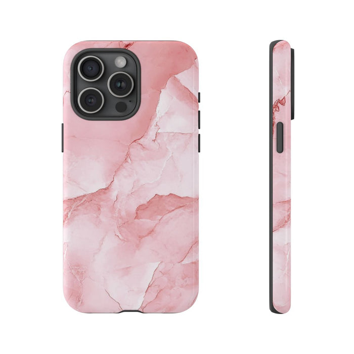 Roze Marmerstructuur met Glanzende Afwerking