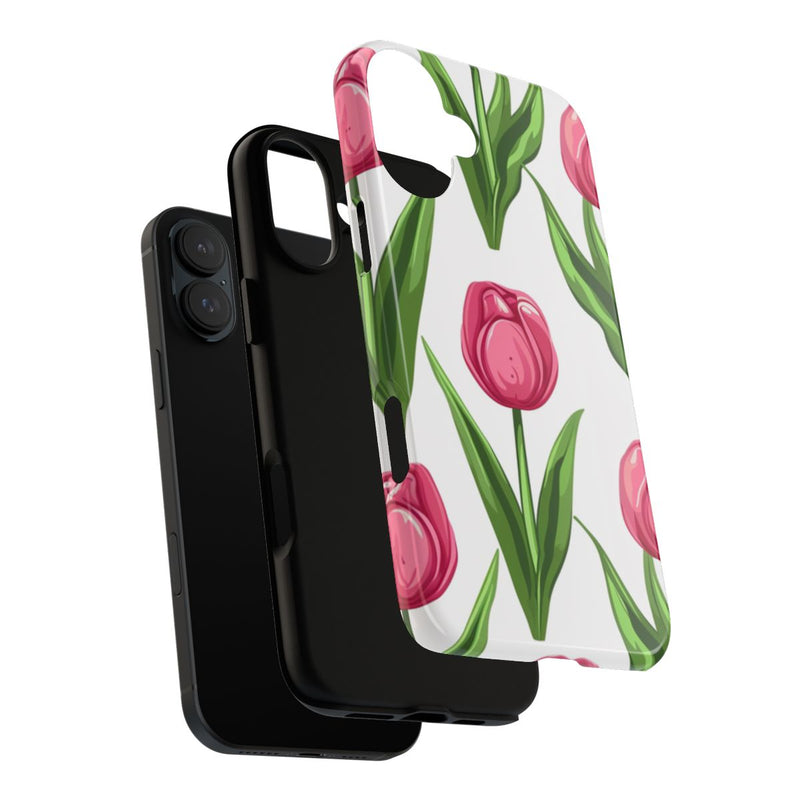 Roze Tulp Bloemenpatroon