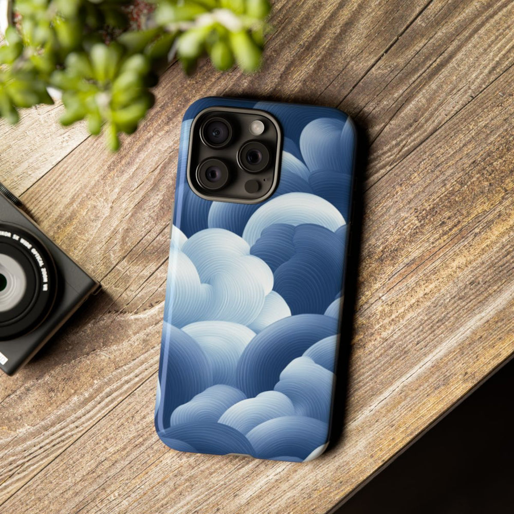 Blauw-Wit Wolkenpatroon