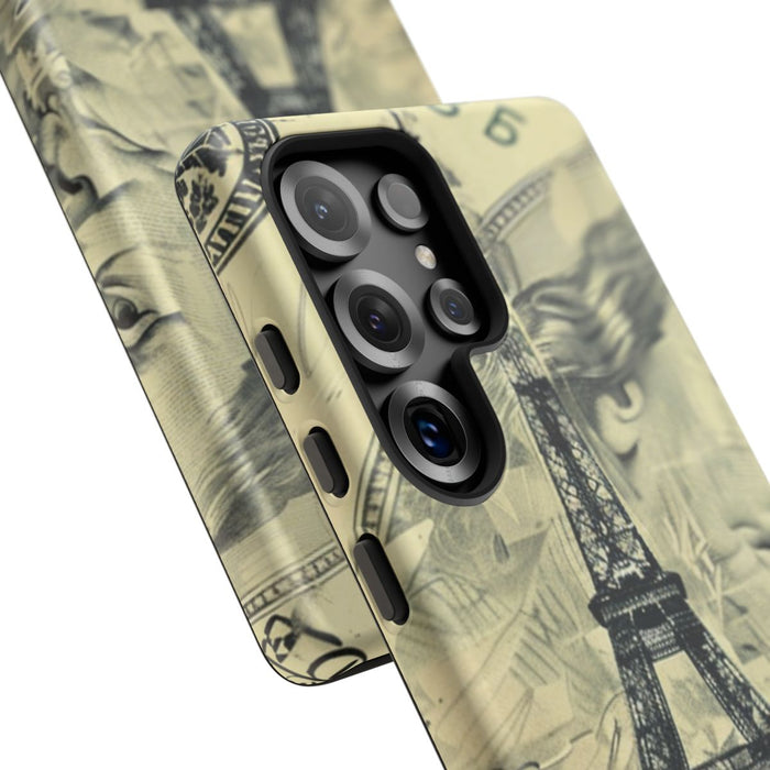 Eiffeltoren op Dollarbiljet Illustratie