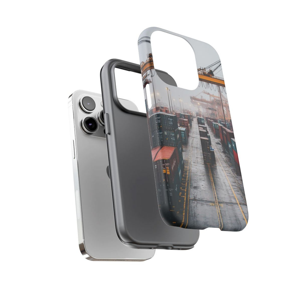 Industriële Vrachtcontainers en Hijskranen