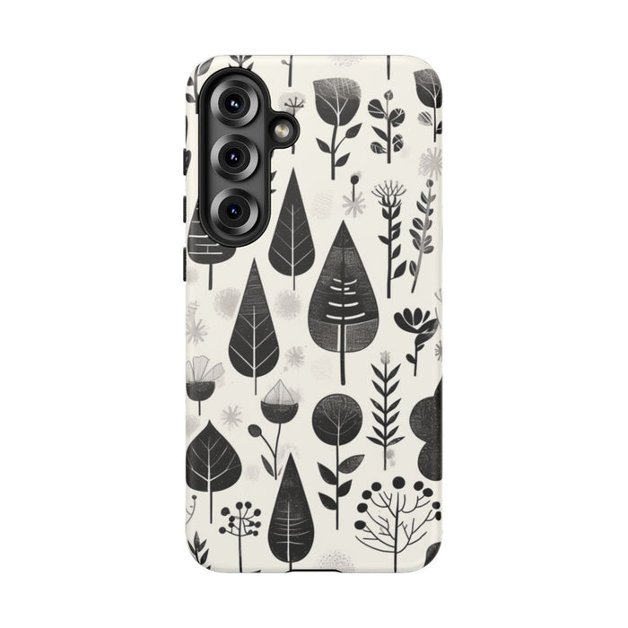 Monochroom Botanisch Patroon