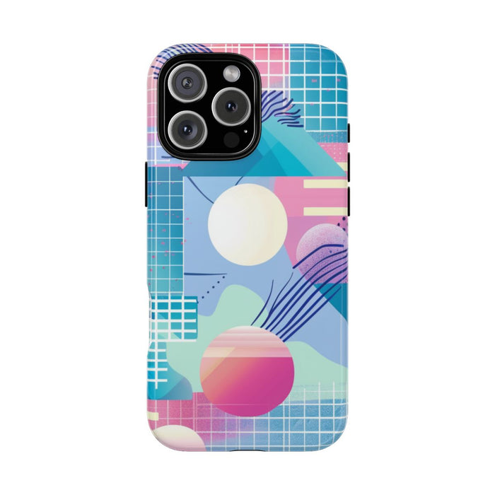 Abstract Geometrisch Patroon in Pasteltinten