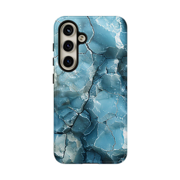 IJzige Fractalstructuur met Grunge