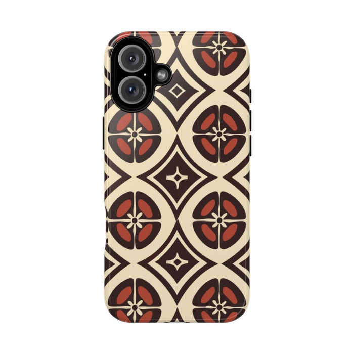 Geometrisch Bruin-Beige Patroon