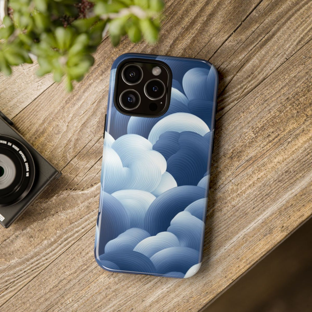 Blauw-Wit Wolkenpatroon