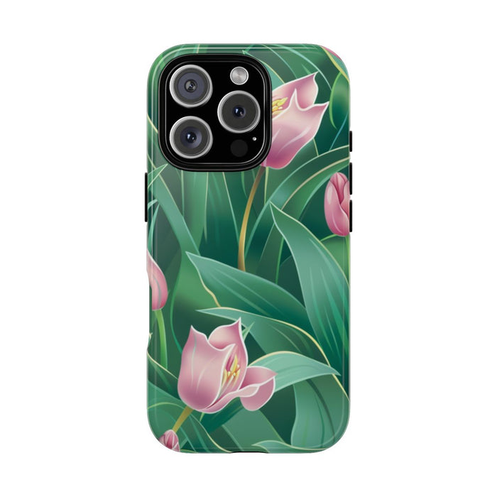 Roze Tulp Bloemenpatroon