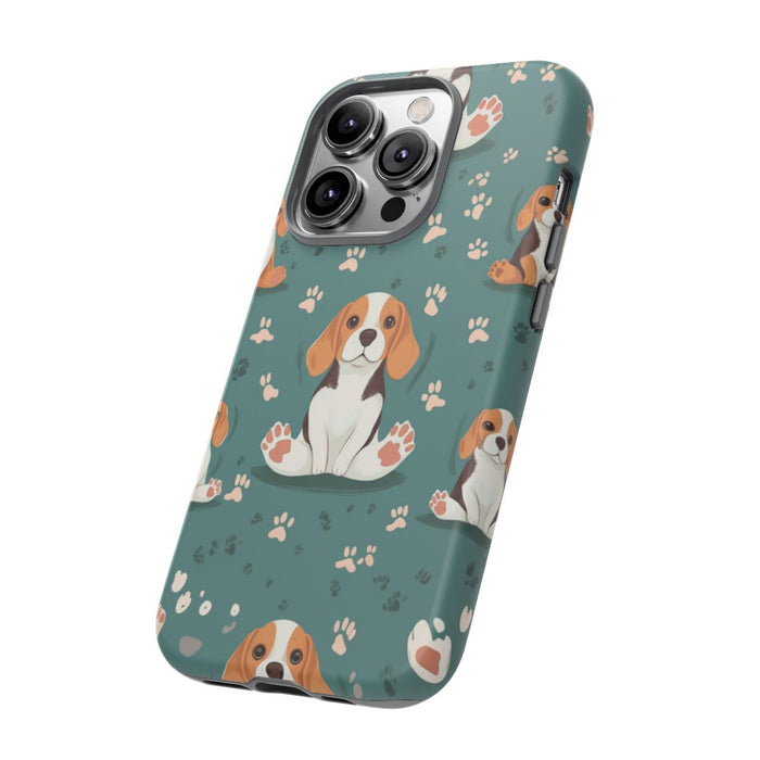 Beagles met Pootafdrukken Patroon