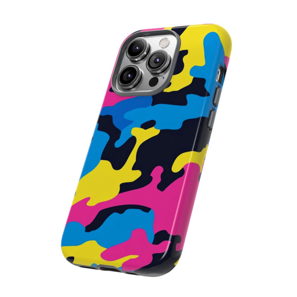 Neon Kleurrijk Camouflagepatroon