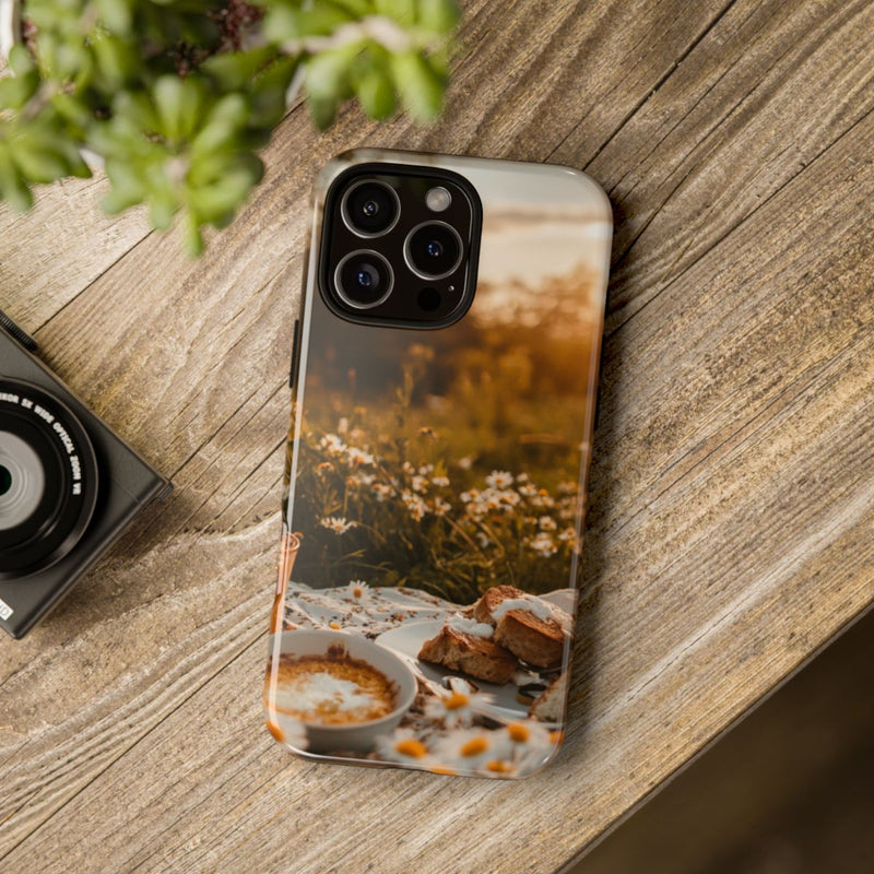 Zonnig Madeliefjesveld Ontbijtscène