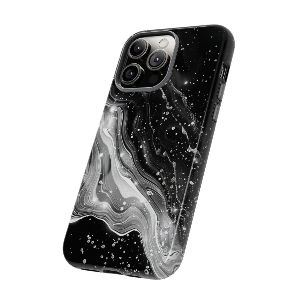 Zwart-Wit Abstracte Galaxie