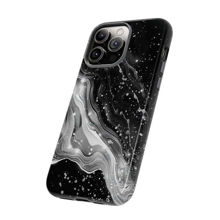 Zwart-Wit Abstracte Galaxie