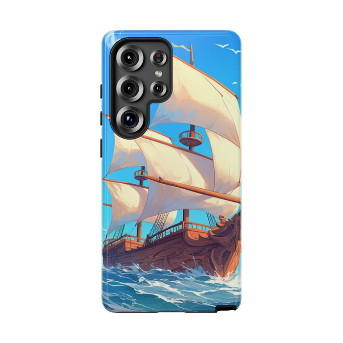 Zeilschip op Blauwe Oceaan
