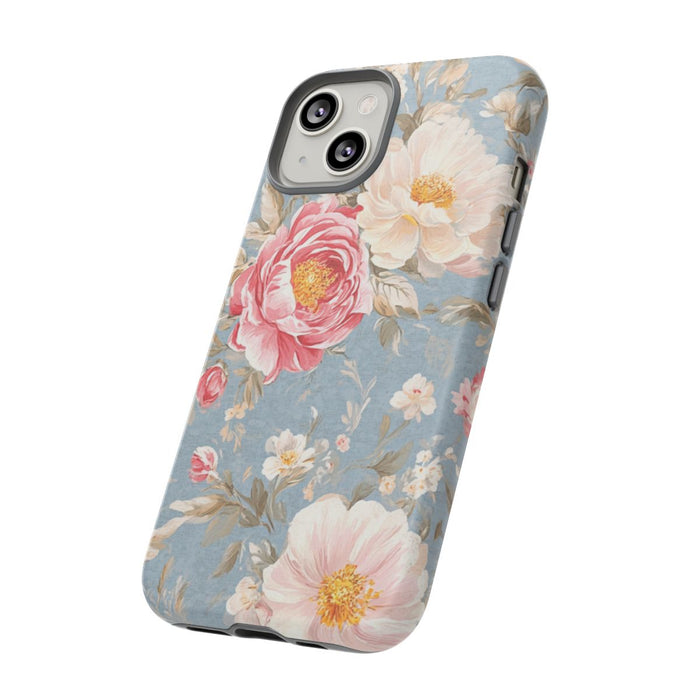 Romantisch Roze-Wit Bloemenpatroon