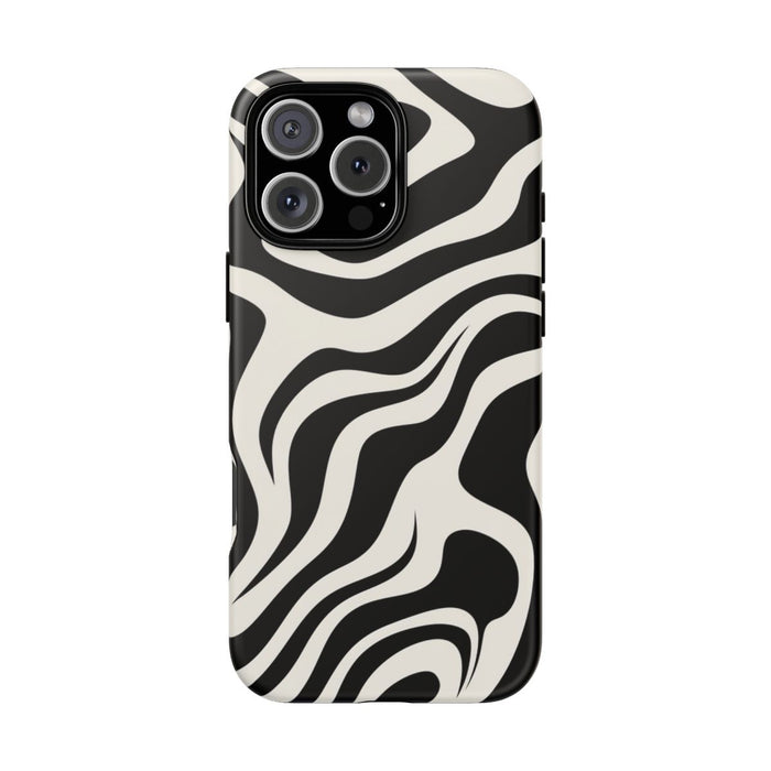 Zwart-Wit Abstract Zebrapatroon
