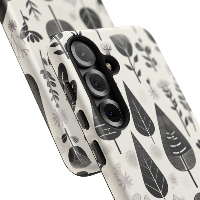 Monochroom Botanisch Patroon