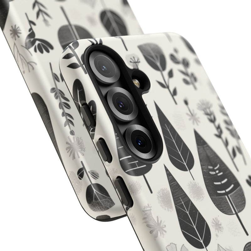 Monochroom Botanisch Patroon