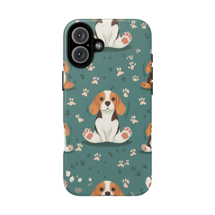 Beagles met Pootafdrukken Patroon
