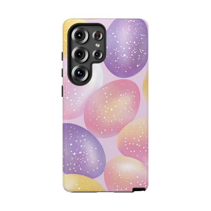 Pastelkleurige Glitter Paaseieren Patroon