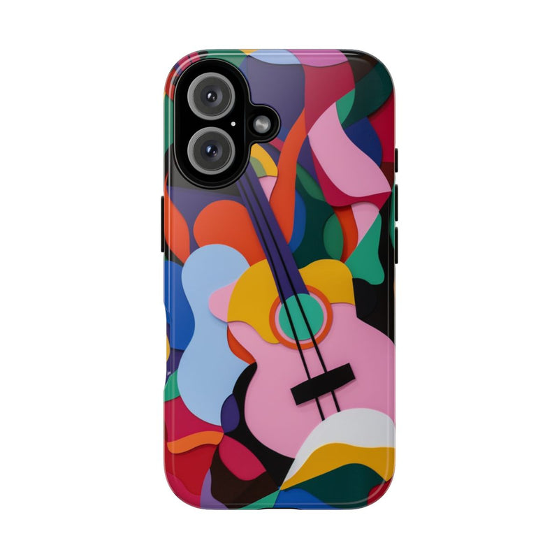 Kleurrijke Abstracte Gitaar