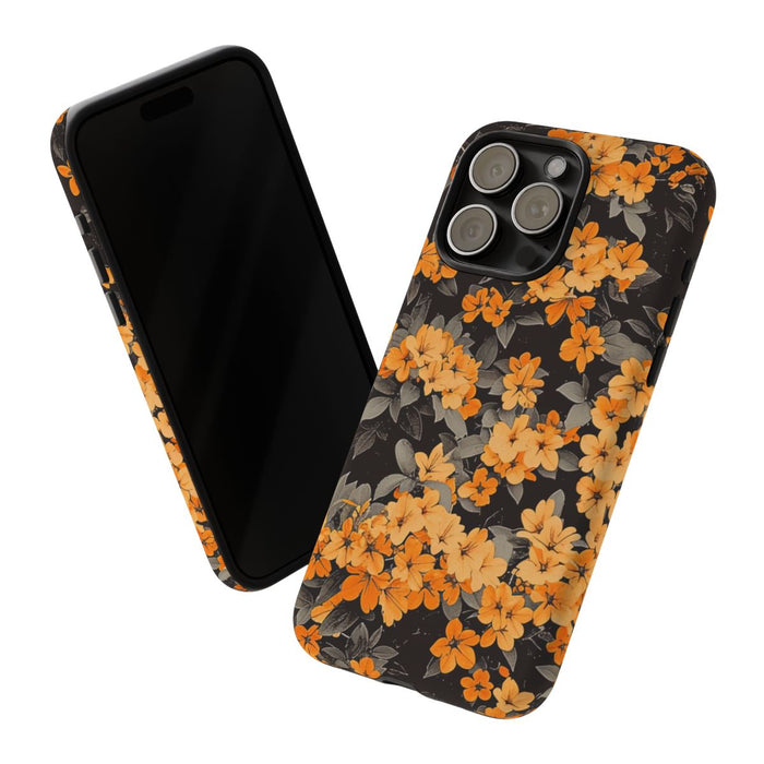 Dichte Oranje Trompetbloemen