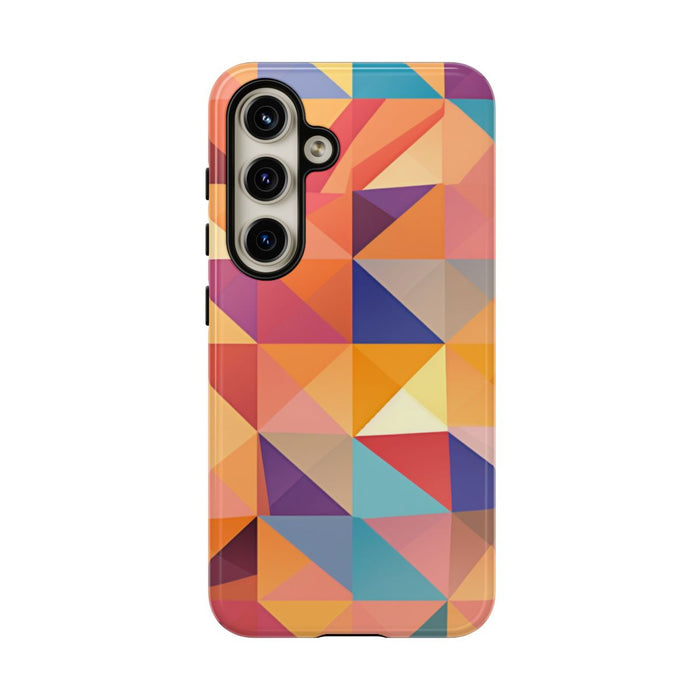 Kleurrijk Geometrisch Hoekpatroon