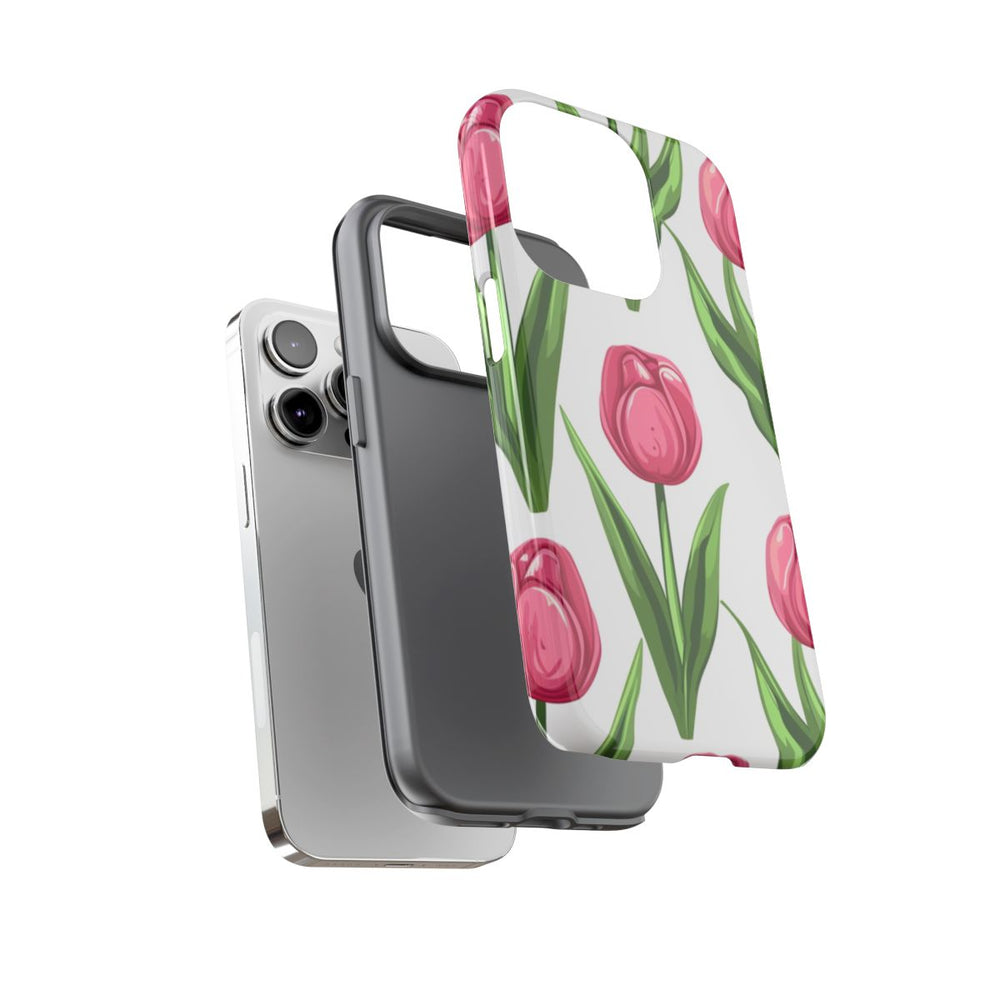 Roze Tulp Bloemenpatroon