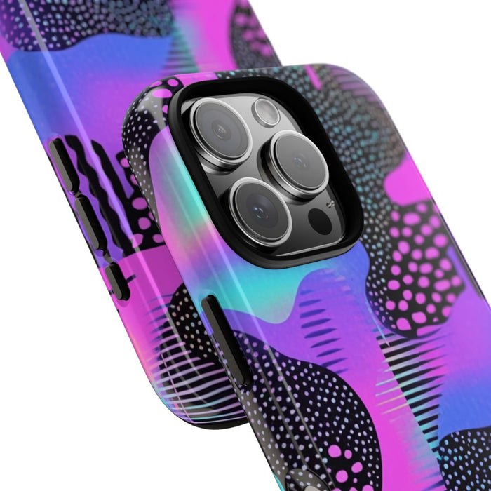 Abstract Neon Vaporwave Patroon