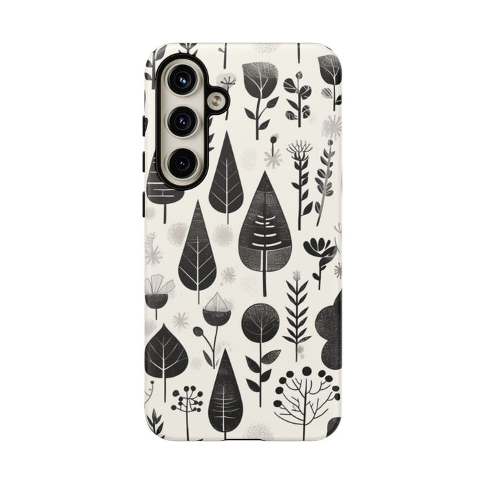 Monochroom Botanisch Patroon