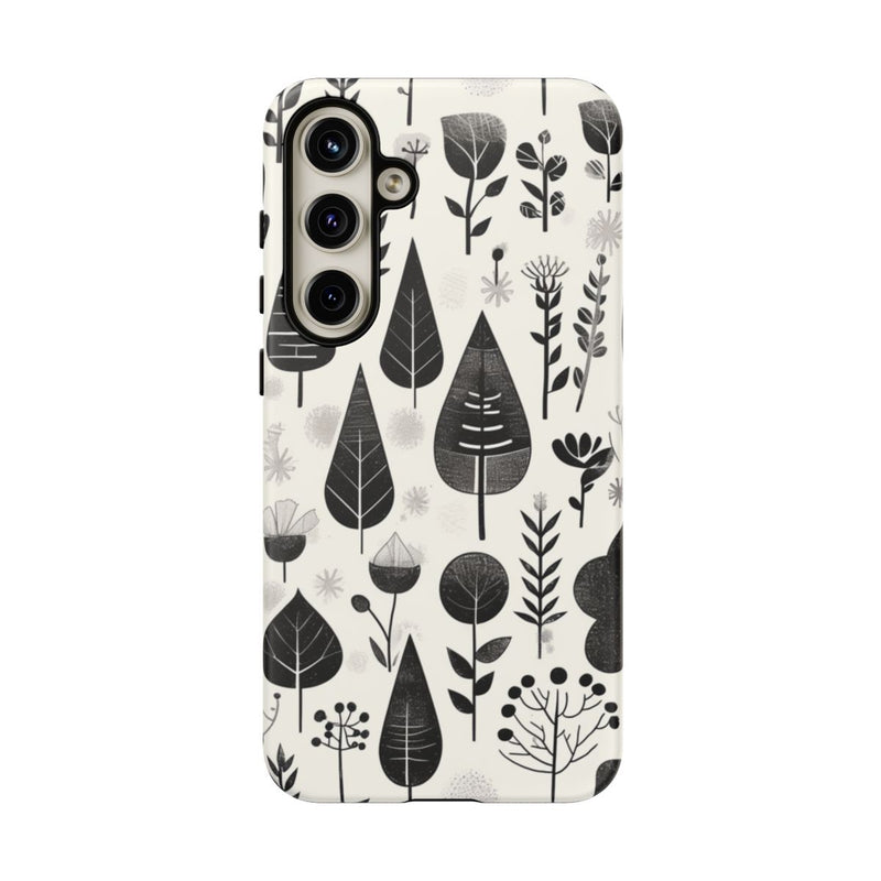 Monochroom Botanisch Patroon