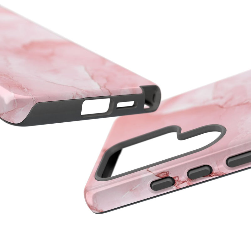Roze Marmerstructuur met Glanzende Afwerking