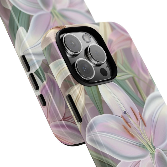 Pastelkleurige Paaslelies Bloemenpatroon
