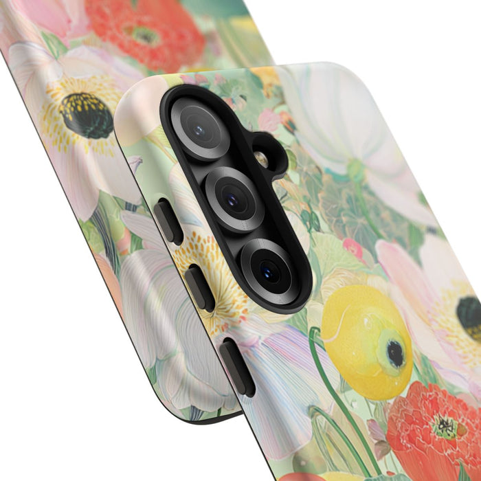 Lichte Pastelbloemen met Vogels