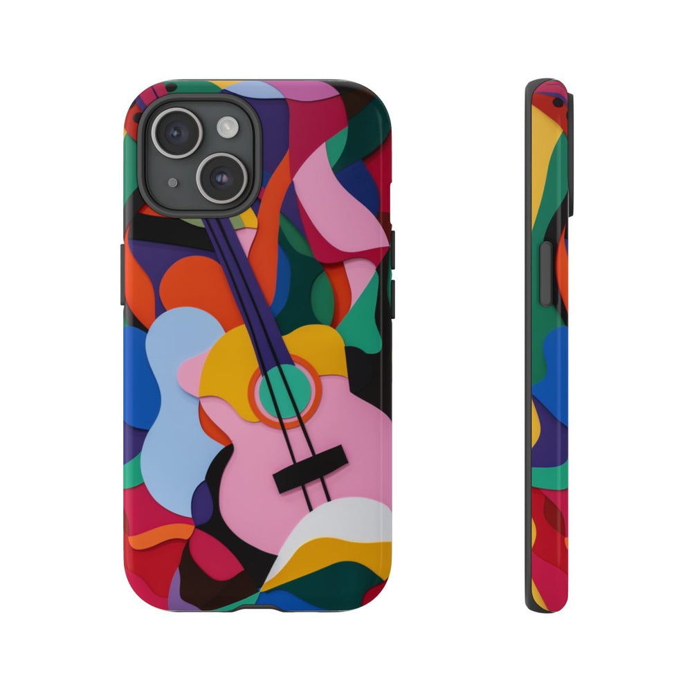 Kleurrijke Abstracte Gitaar