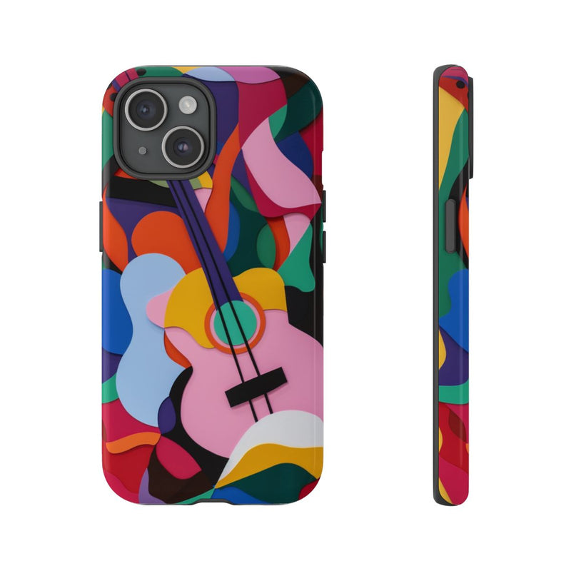 Kleurrijke Abstracte Gitaar