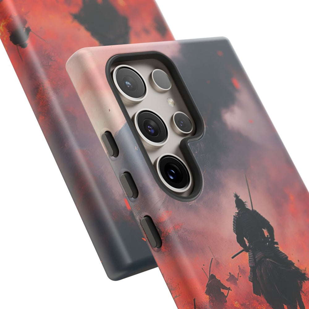 Vurige Slagveldscène met Samurai