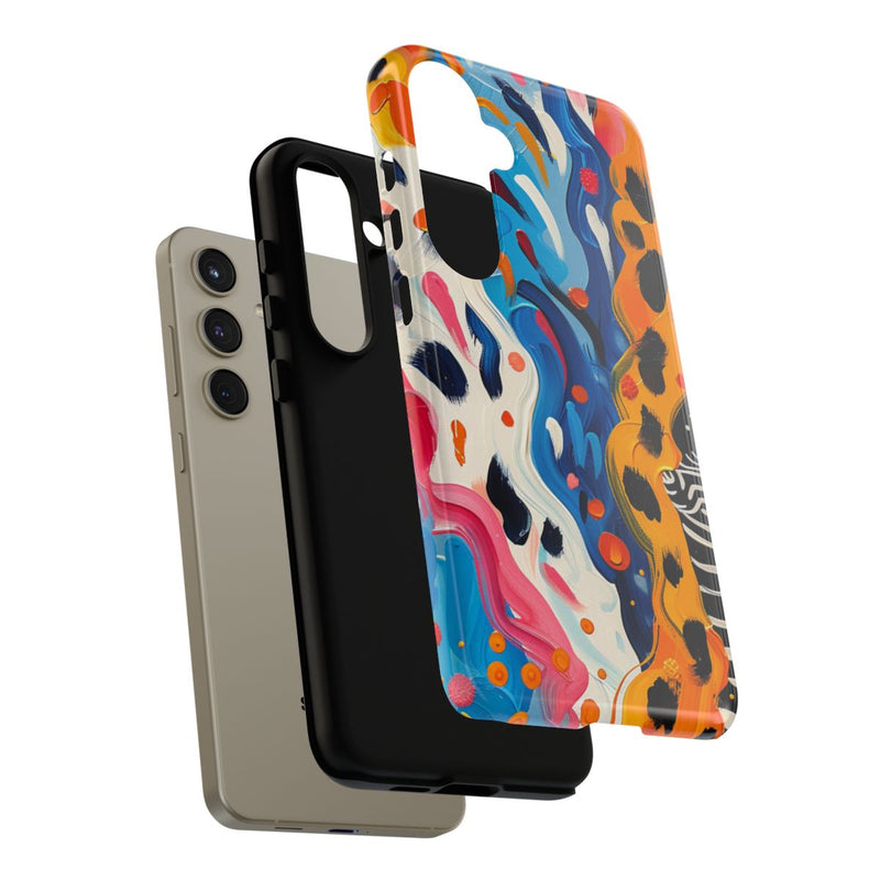 Abstract Kleurrijk Zebra Patroon
