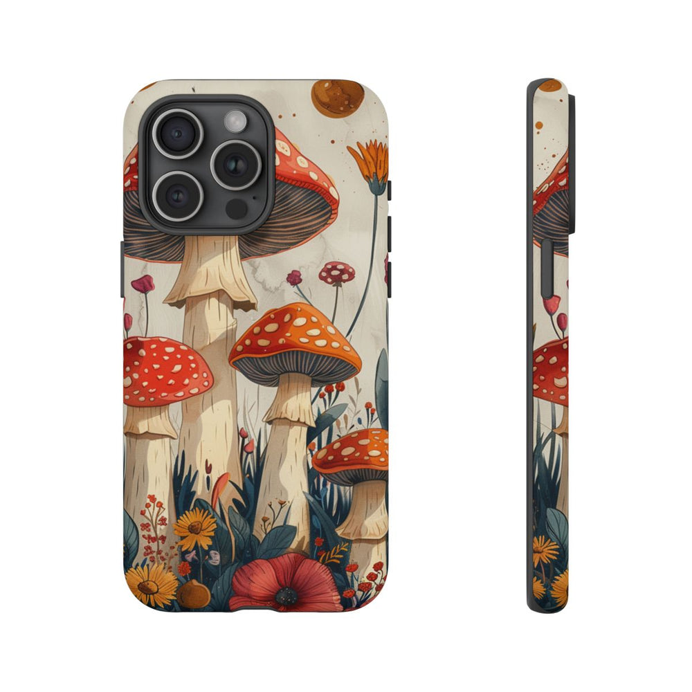 Vrolijke Paddenstoelen en Bloemen