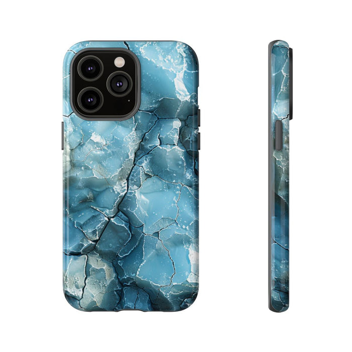 IJzige Fractalstructuur met Grunge