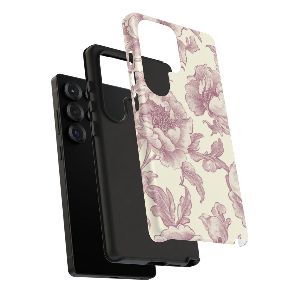 Elegante Victoriaanse Bloemenprint