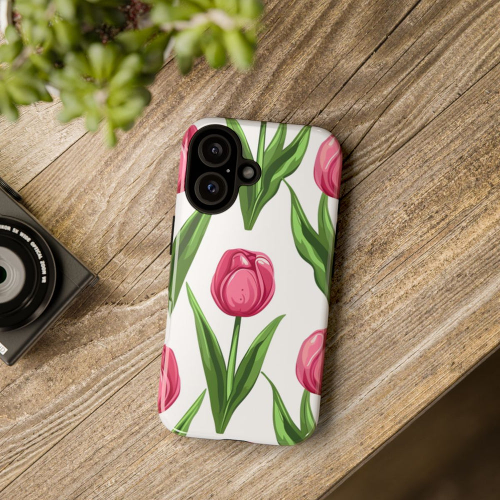 Roze Tulp Bloemenpatroon