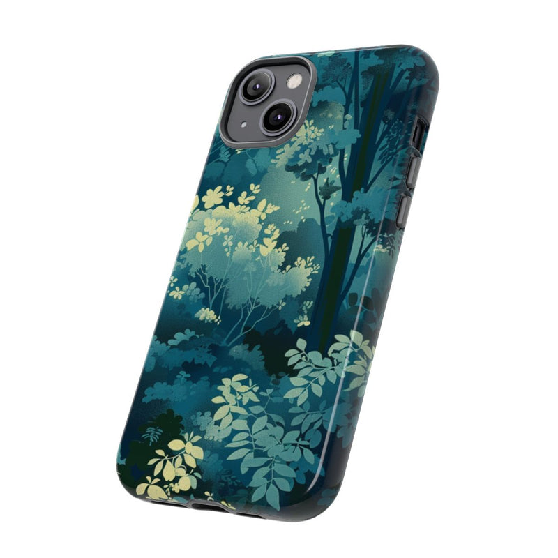 Gloeiende Bosbladeren in Laagjes