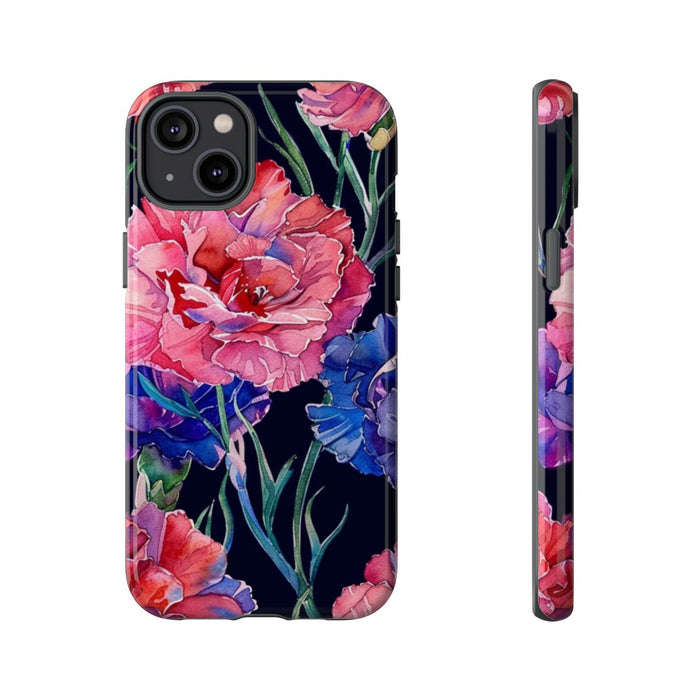 Aquarel Anjers Bloemenpatroon