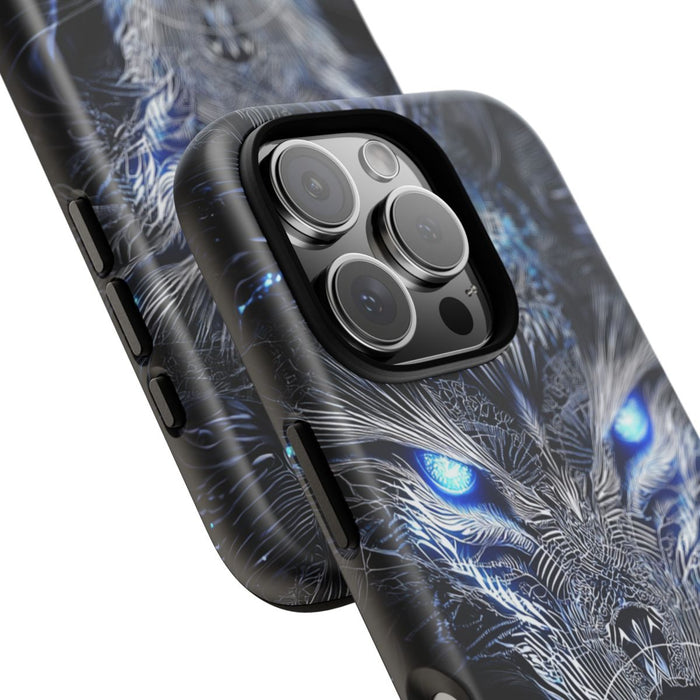 Majestueuze Wolf met Gloeiende Ogen