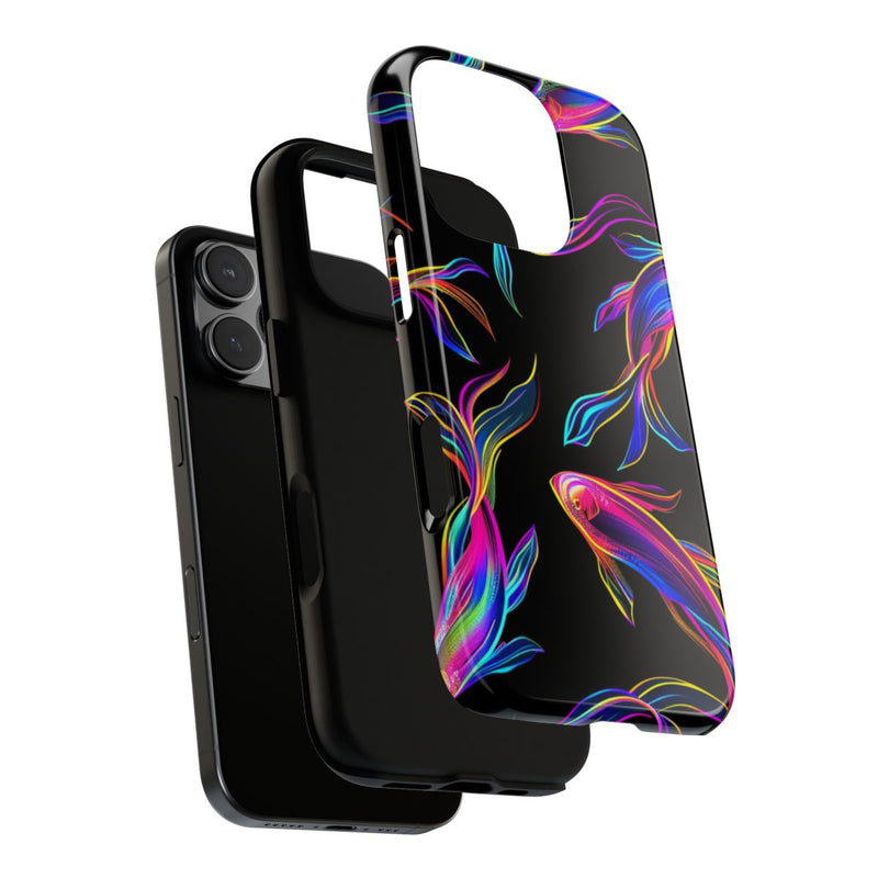 Neonkleurige Vissenpatroon